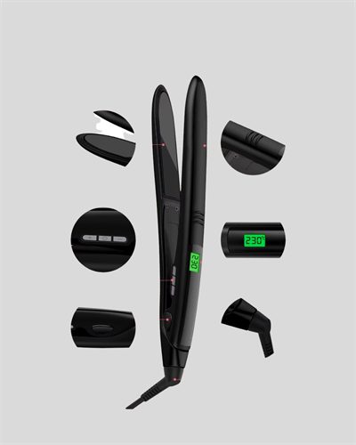 Titanyum Kaplamalı Saç Düzleştirici – Nem Koruma Sensörü