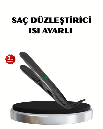 Titanyum Kaplamalı Saç Düzleştirici – Nem Koruma Sensörü