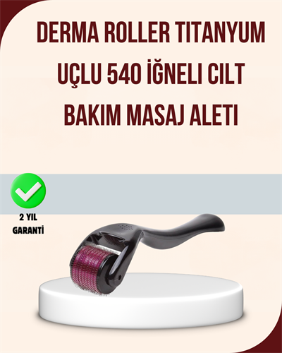 Titanyum Mikro İğneli Dermaroller 1 mm Kırışıklık ve Leke Karşıtı