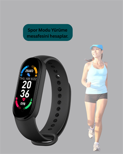 Titreşimli Bildirimli Akıllı Saat – Uyku Analizi ve Spor Modlarıyla