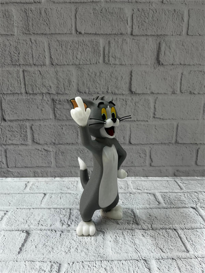 Tom Kedi Biblo 22 cm Hediyelik Dekoratif Ev Ofis Aksesuarı