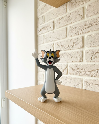 Tom Kedi Biblo 22 cm Hediyelik Dekoratif Ev Ofis Aksesuarı