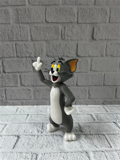 Tom Kedi Biblo 22 cm Hediyelik Dekoratif Ev Ofis Aksesuarı
