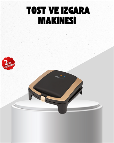 Tost Makinesi Ev Tipi Pratik Kullanım 4 Tost Kapasiteli