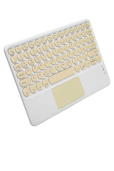 Touchpad Uyumlu Bluetooth Klavye Slim Kablosuz Wifi Q Klavye