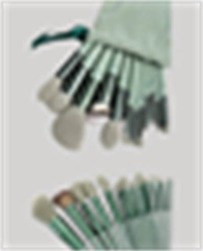 Toz ve Krem Ürünler İçin Güçlü Tutucu Yumuşak Kıllı Makyaj Fırça Takımı 13 Parça