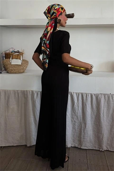 Triko Bluz Pantolon İkili Takım 10084-025