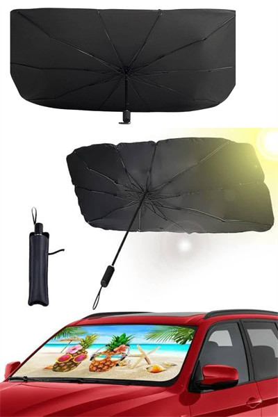 Tüm Araçlar İçin Şemsiye Güneşlik Ön Cama Uygun Özel Kaplama