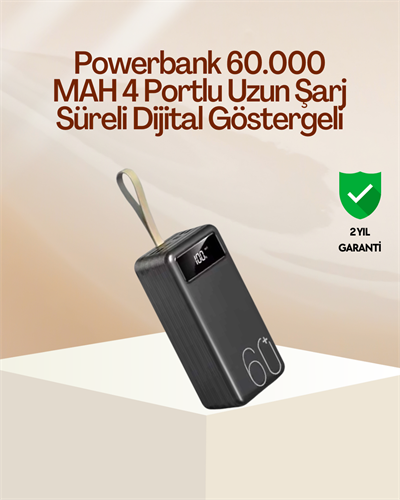 Tüm Cihazlara Uyumlu Çoklu Çıkışlı Powerbank