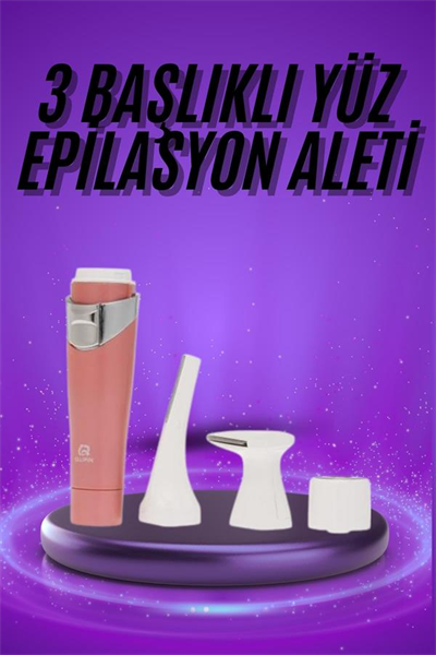 Tüm Cilt Tipleri Için 3 Başlıklı Yüz Çene Kıl Tüy Alma Tüm Cilt Tiplerine Uygun