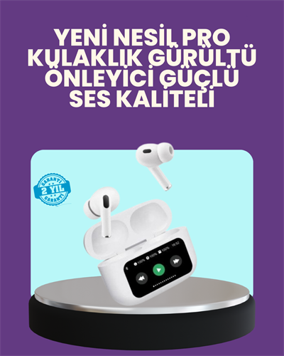 Tüm Telefonlarla Uyumlu ANC Özellikli Dokunmatik Bluetooth Kulaklık