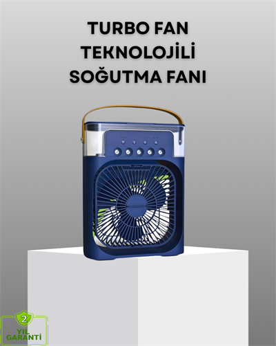 Turbo Teknolojili Ayarlanabilir Sessiz Masa ve Ofis Fanı