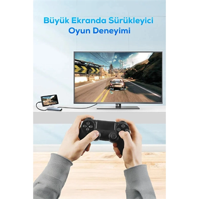 Type C Girişli 8 Port Dönüştürücü Ve Çoklayıcı