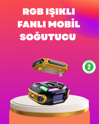 Type-C Girişli AI Modlu Yüksek Performanslı Telefon Soğutucu