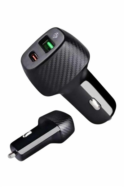 Type-C Girişli Araba Çakmaklık Şarj Cihazı 38W Oto Çakmaklık