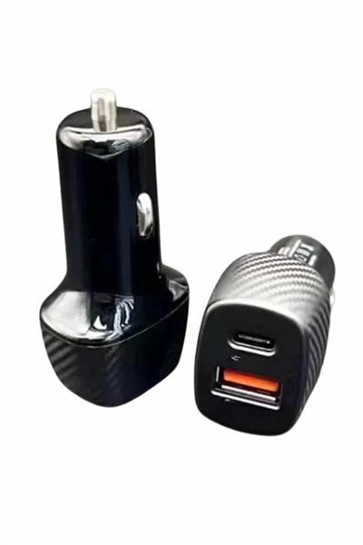 Type-C Girişli Araba Çakmaklık Şarj Cihazı 38W Oto Çakmaklık