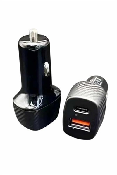 Type-C Girişli Araba Çakmaklık Şarj Cihazı 38W Oto Çakmaklık