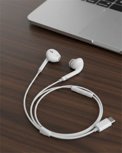 Type C Uyumlu Mikrofonlu Kulak İçi Kulaklık Konforlu Tasarım