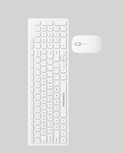 USB Alıcılı Kablosuz Klavye Mouse - Geniş Uyumluluk, Sessiz Tuşlar