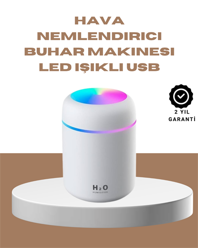 USB Girişli Taşınabilir Mini Nemlendirici 300ml Su Hazneli