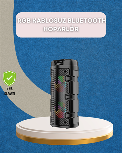 USB, SD Kart ve AUX Girişli Taşınabilir Hoparlör