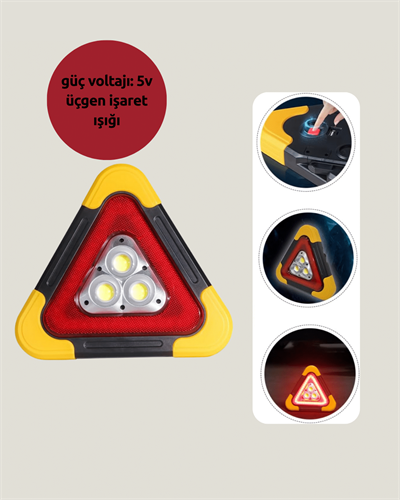 USB Şarjlı Çok Modlu Acil Durum Feneri