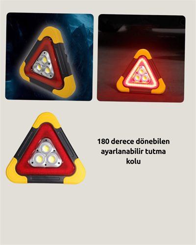 USB Şarjlı Çok Modlu Acil Durum Feneri