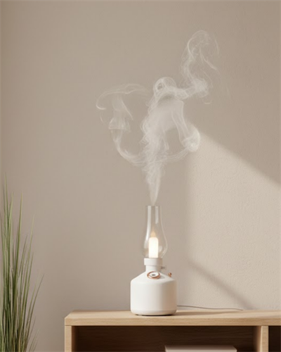 USB Şarjlı Gaz Lambası Modeli Nano Mist Aromaterapi Nemlendirici 280 ml