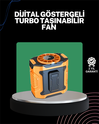 USB Şarjlı Kompakt El ve Boyun Fanı Çok Fonksiyonlu