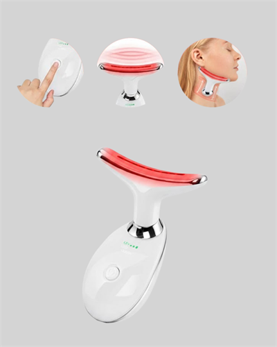 USB Şarjlı LED Işık Terapili Yüz Boyun Bakım Cihazı