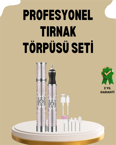 USB Şarjlı Profesyonel 20.000 RPM Elektrikli Oje Sökücü ve Tırnak Bakım Aleti