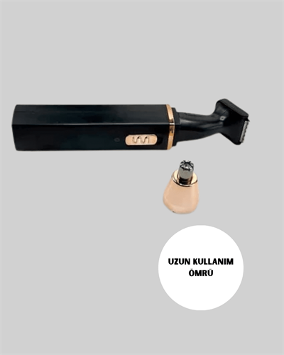 USB Şarjlı Sessiz Burun ve Kulak Kılı Temizleme Cihazı