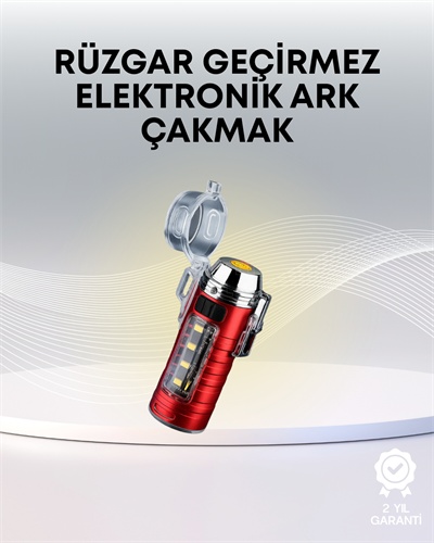 USB Şarjlı Suya Dayanıklı Elektrikli Çakmak