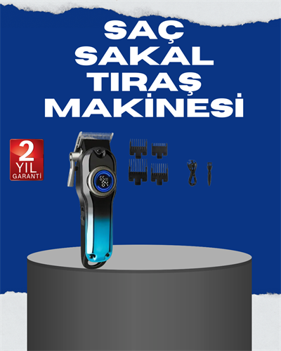 USB Type-C Şarjlı Kablosuz/Kablolu Erkek Tıraş Makinesi