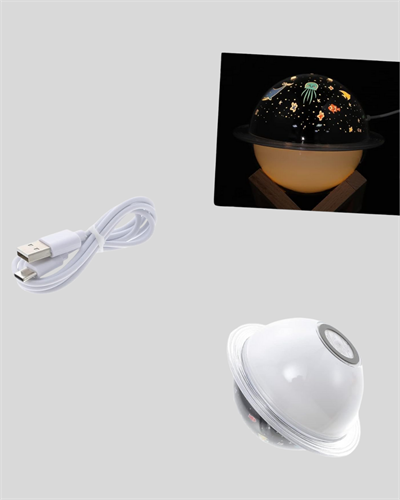 USB ile çalışan projektörlü aromaterapi nemlendirici masaüstü kullanım için uygun