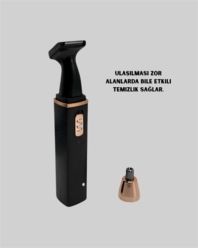 USB şarjlı, yıkanabilir başlıklı kişisel bakım cihazı-Tıraş Makinesi