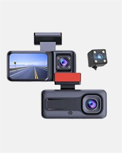 Üç Kameralı Dash Cam 170° Geniş Açılı Full HD Gece Görüşlü