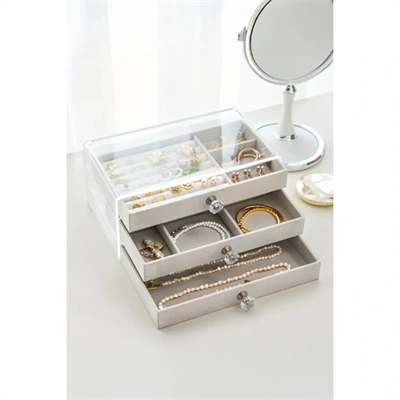 Üç Katlı Takı Organizeri