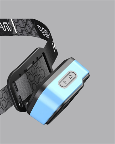 Üç Renkli LED Kafa Feneri 53 Mod Güç Göstergeli Type C Şarjlı