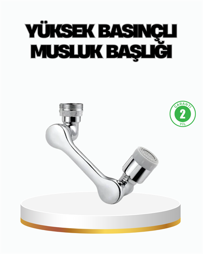 Üç Segmentli 1080 Derece Musluk Aparatı Esnek Döner Havalandırıcı Pratik Kullanım