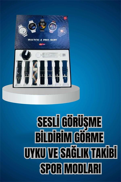 Ucuz Kaliteli Yeni Nesil 7 Kordonlu Akıllı Saat ve Kablosuz Bluetooth Kulaklık ANC Özelliği