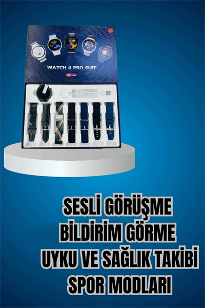 Ucuz Kaliteli Yeni Nesil 7 Kordonlu Akıllı Saat ve Kablosuz Bluetooth Kulaklık ANC Özelliği