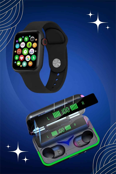 Ucuz ve Kaliteli Kulaklıklı Saat Seti Bluetooth Bağlantılı Akıllı Saat ve Kulaklık