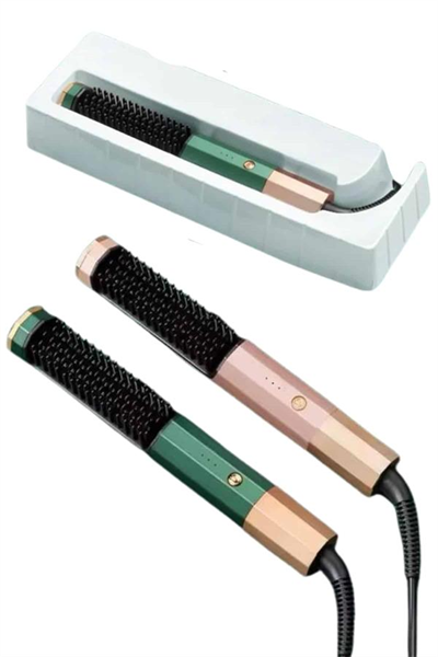 Üflemeli Saç Düzleştirici Fön Tarak Yüksek Isı Ayarlı İyon Özellikli