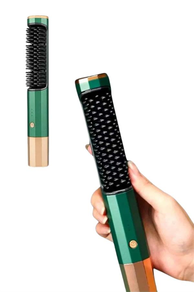 Üflemeli Saç Düzleştirici Fön Tarak Yüksek Isı Ayarlı İyon Özellikli