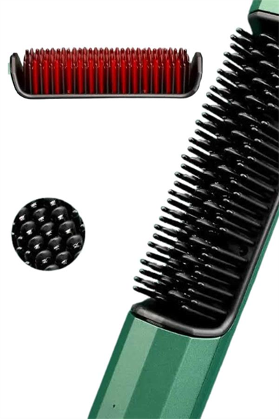 Üflemeli Saç Düzleştirici Fön Tarak Yüksek Isı Ayarlı İyon Özellikli