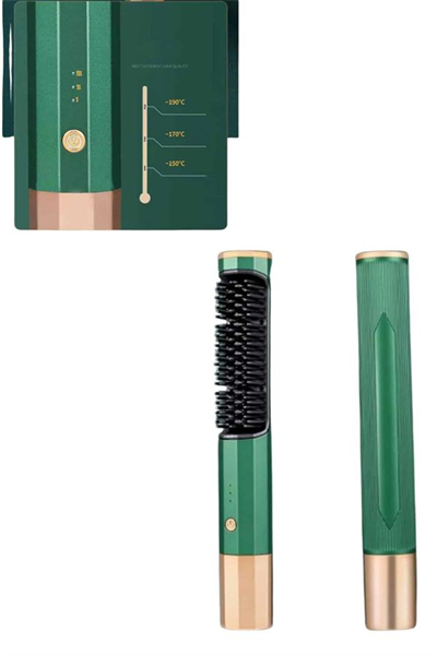 Üflemeli Saç Düzleştirici Fön Tarak Yüksek Isı Ayarlı İyon Özellikli