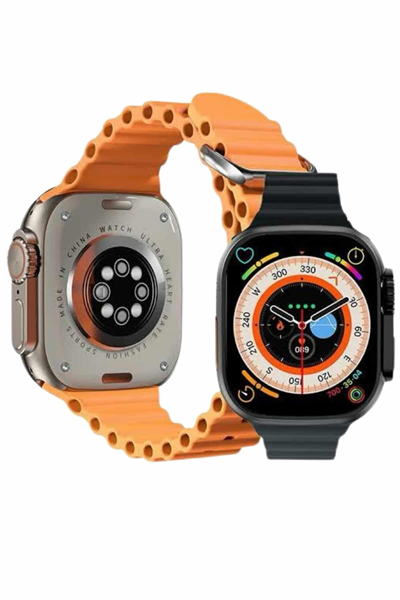 Ultra Akıllı Saat 49 Mm Çift Kordonlu Arama Cevaplama Bluetooth Bağlantılı