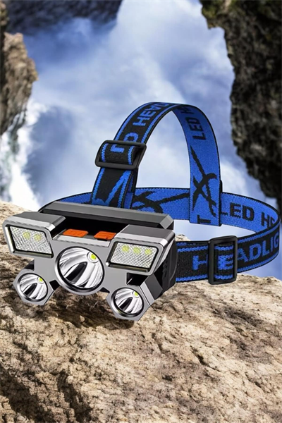 Ultra Güçlü Led Işık Şarjlı Kafa Lambası Balıkçı Lambası Kafa Feneri