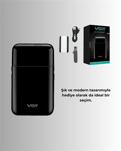 Ultra İnce Elektrikli Tıraş Makinesi | USB Şarjlı ve Su Geçirmez